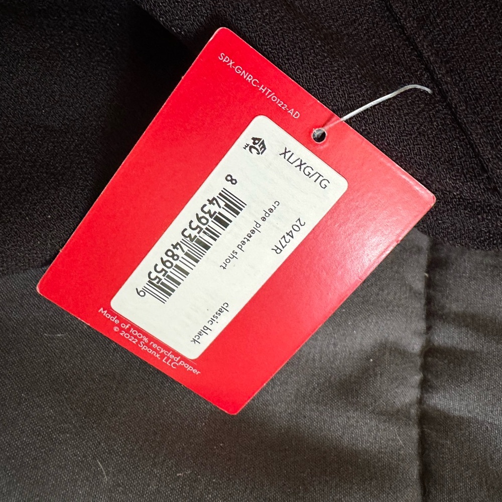 SPANX Black Skorts Versatile and Comfortable